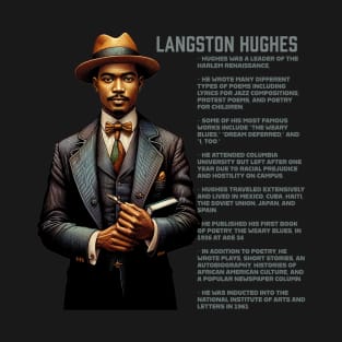 Langston Hughes - Black History Legend T-Shirt