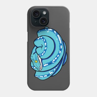 Green Tree Python, Blue Morph Phone Case