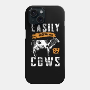 Easily Distracted By Cows Phone Case