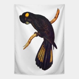 Yellow-tailed Black Cockatoo Tapestry