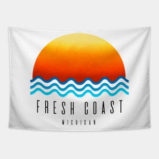 Fresh Coast Sunset Tapestry