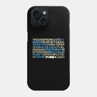 'round midnight Phone Case