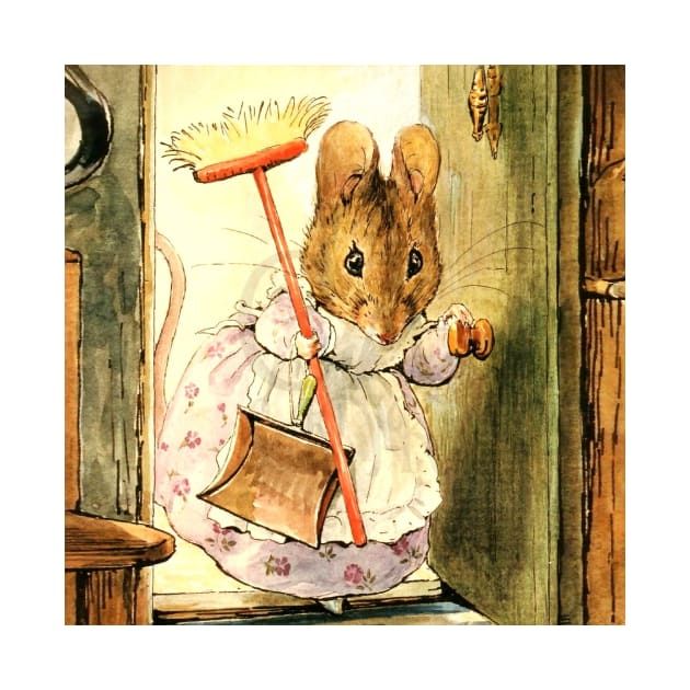 “Mrs Mouse Sweeps the Dollhouse” by Beatrix Potter by PatricianneK