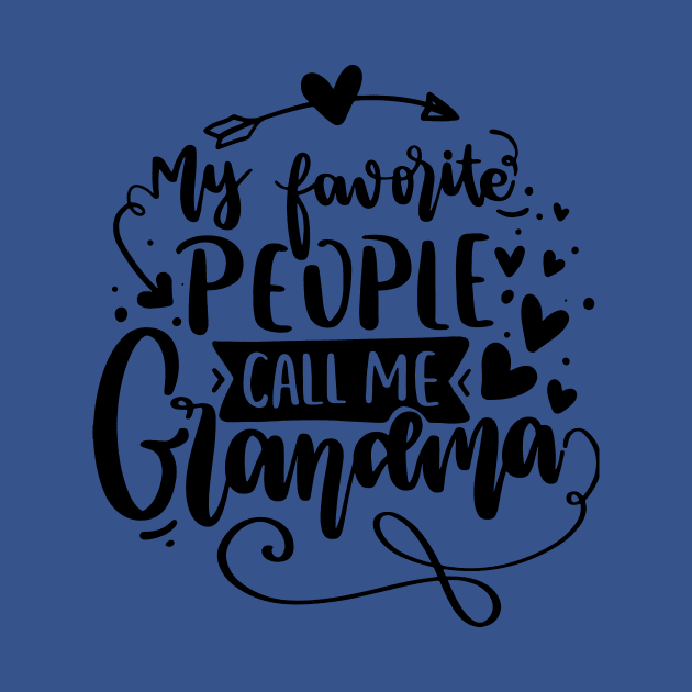 my favorite people call me grandma by Hunters shop