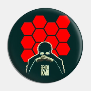 Gendo Ikari Dad of the Year Pin