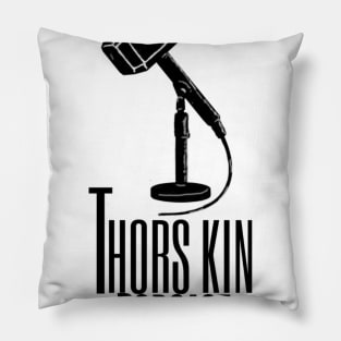 Thors Kin Noir logo Pillow