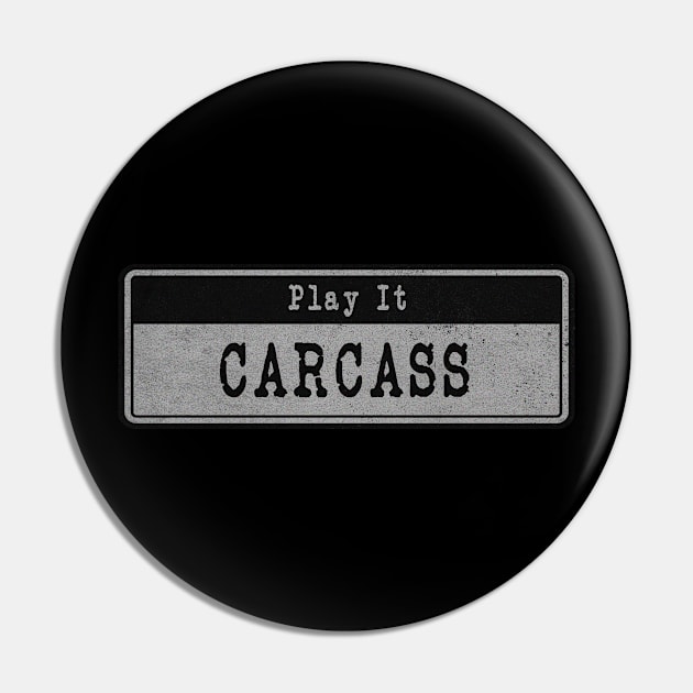 Carcass // Vintage Fanart Pin by j.adevelyn