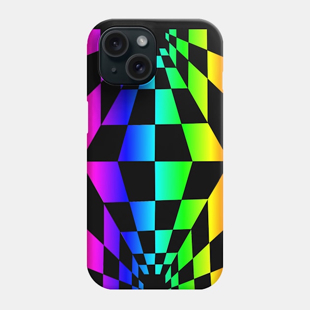 Colourful 3D Pattern Phone Case by Mash75Art