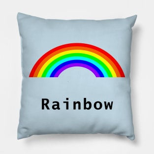 Rainbow Rainbows Pillow