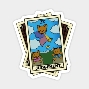 TAROT CARDS DECK | JUDGEMENT. | FORTUNE CAT Magnet
