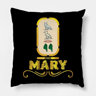 MARY-American names in hieroglyphic letters,  a Khartouch Pillow