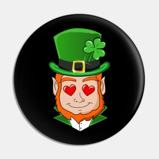 Funny Saint Patricks Day Leprechaun Love Pin