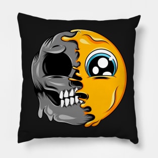 Pleading Zombie Emoji Pillow