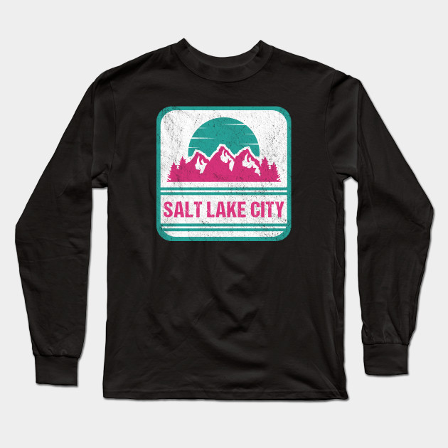 Retro Vintage Salt Lake City Utah Usa Mountain Gift For Women