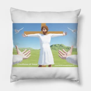 The Crucifixion of Jesus Pillow