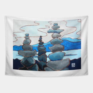 Rock Stacks Tapestry