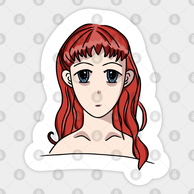 Cute Funny Kawaii Anime Girl Chibi Style Funny Looks Chibi Anime Girl Sticker Teepublic