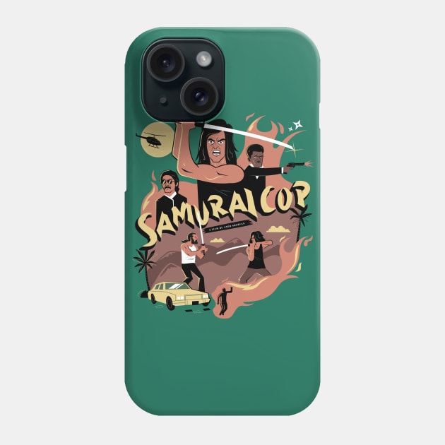 Samurai Cop Phone Case by rafaelkoff