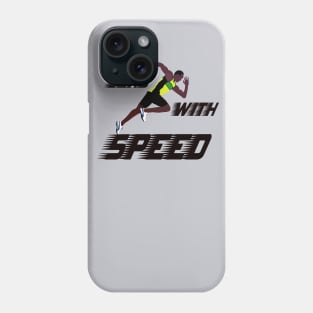 Usain Bolt Lead With Speed Phone Case