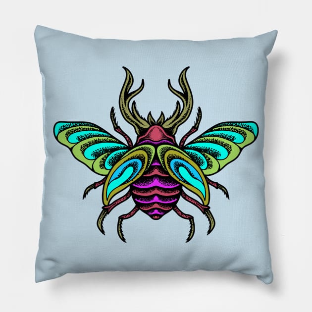 Insect 9 Pillow by Tuye Project