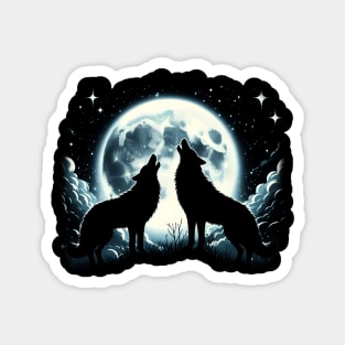 Moonlit Harmony Magnet