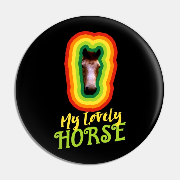 My Lovely Horse Pin by Meta Cortex