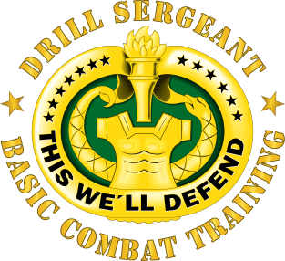 Drill Sgt Badge - Basic Combat Training Magnet