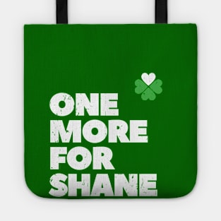 One more for Shane - Shane MacGowan last drink - distressed print Tote