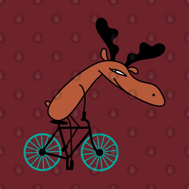 Bicycle moose (b) by spontania