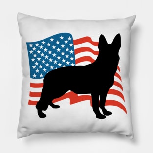 German Shepherd USA America - Dog Lover Dogs Pillow