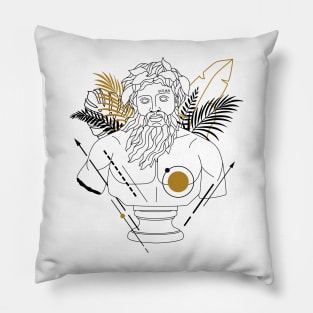 Poseidon God of the sea, storms, earthquakes, horses Pillow