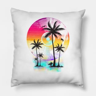 Sound of summer Pillow