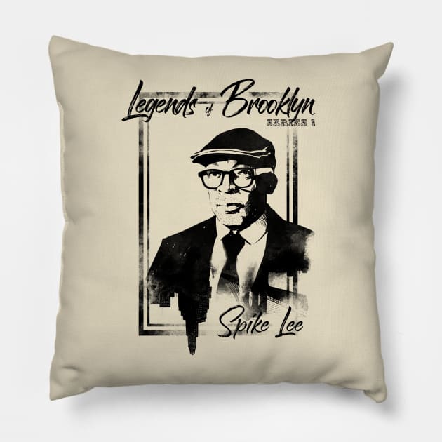 Legend of Brooklyn / Spike Lee Pillow by Kotolevskiy