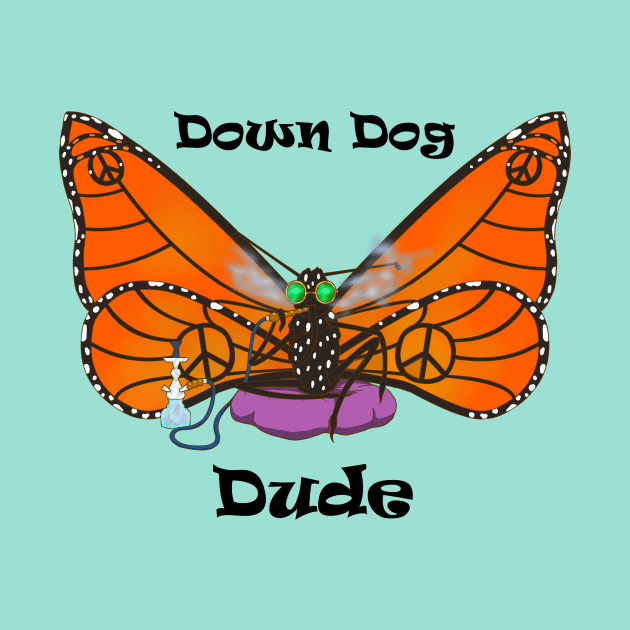 Down Dog Dude Butterfly by Addictive Wear