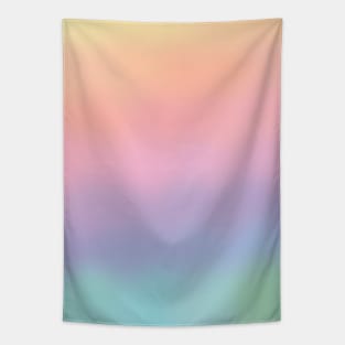 Rainbow pastel gradient cute ombre Tapestry