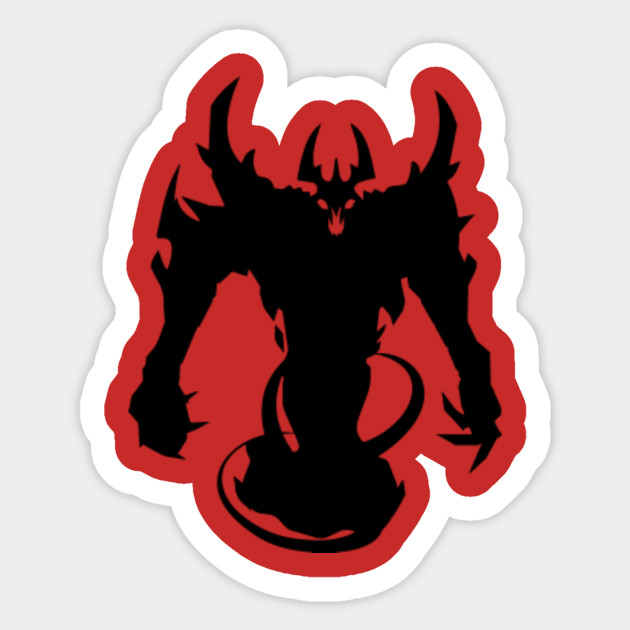 Shadow Fiend Stickers Teepublic