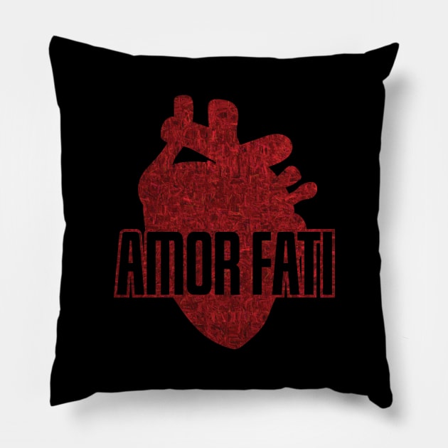 Amor Fati Pillow by passivemoth