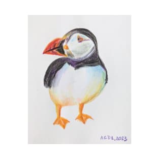 Puffin - drawing with color pencils T-Shirt