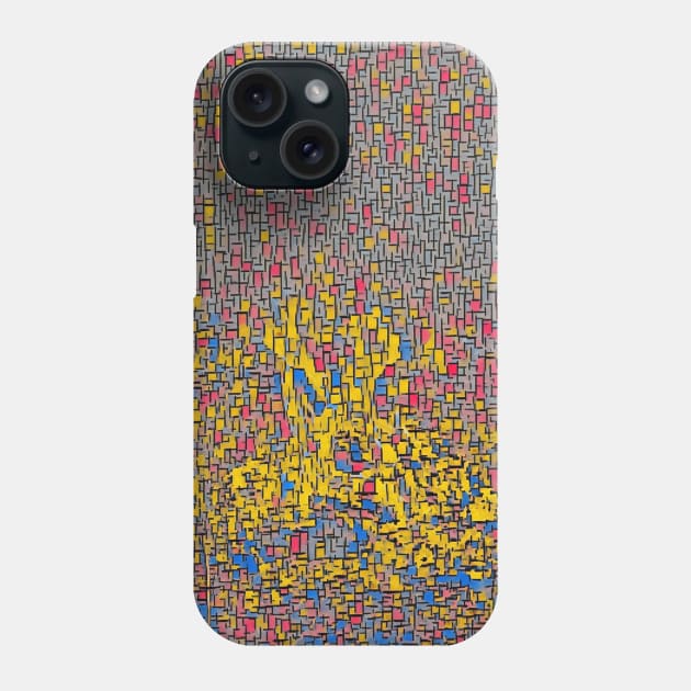 Fire impressionism art Phone Case by hypnohymn