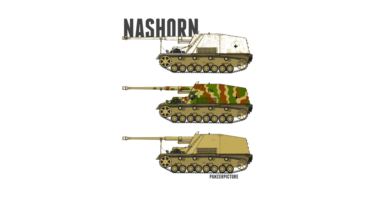 Nashorn Tank Destroyer - Nashorn - T-Shirt | TeePublic