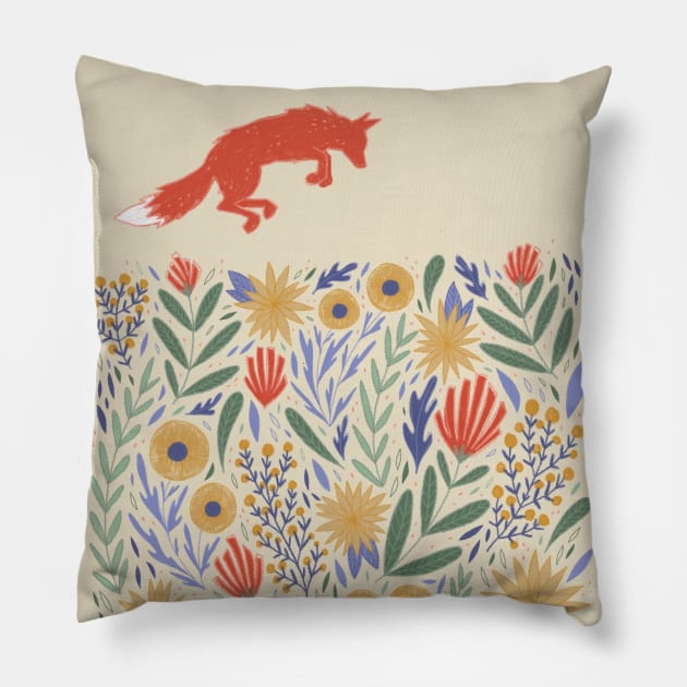 Leap Pillow by InkedinRed