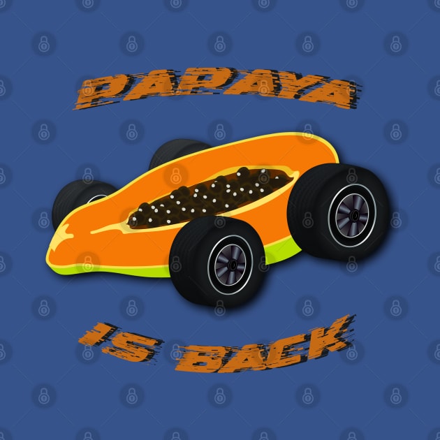 Lando Norris, Oscar Piastri, McLaren Formula 1 One F1 Merch, Papaya Is Back by Pearanoia