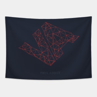 Vinyl Addict Geometric Tapestry