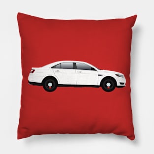 White Taurus Pillow