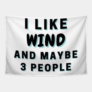 I Like Wind And Maybe 3 People Tapestry