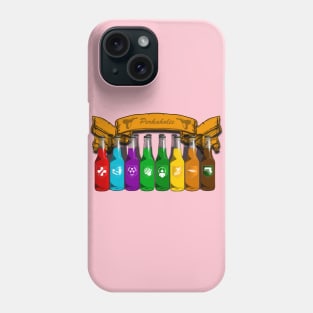 Zombie Perks Top Shelf Perkaholic on Soft Pink Phone Case