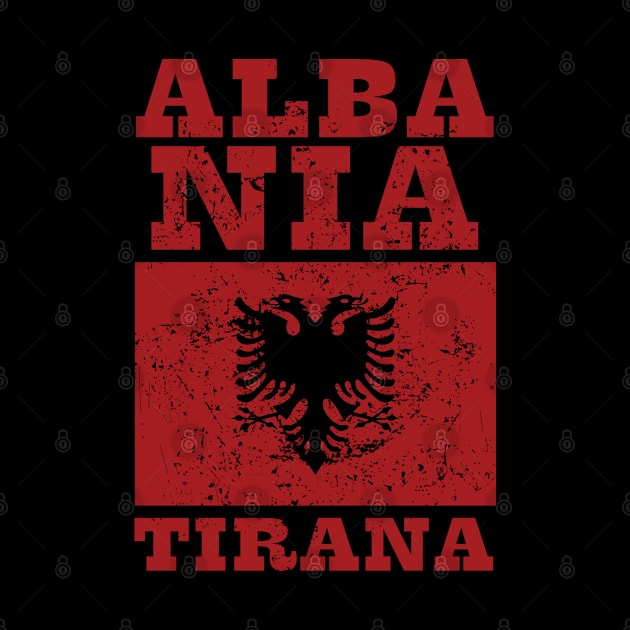 Flag of Albania by KewaleeTee