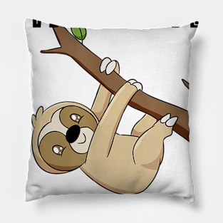 Just a Girl Who Loves Sloths T-Shirt Funny Cute Tee Pillow