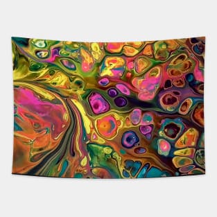 Rainbow Cells Tapestry