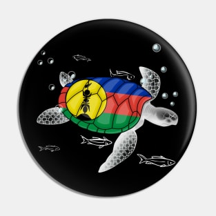 New Caledonia Turtle Pin